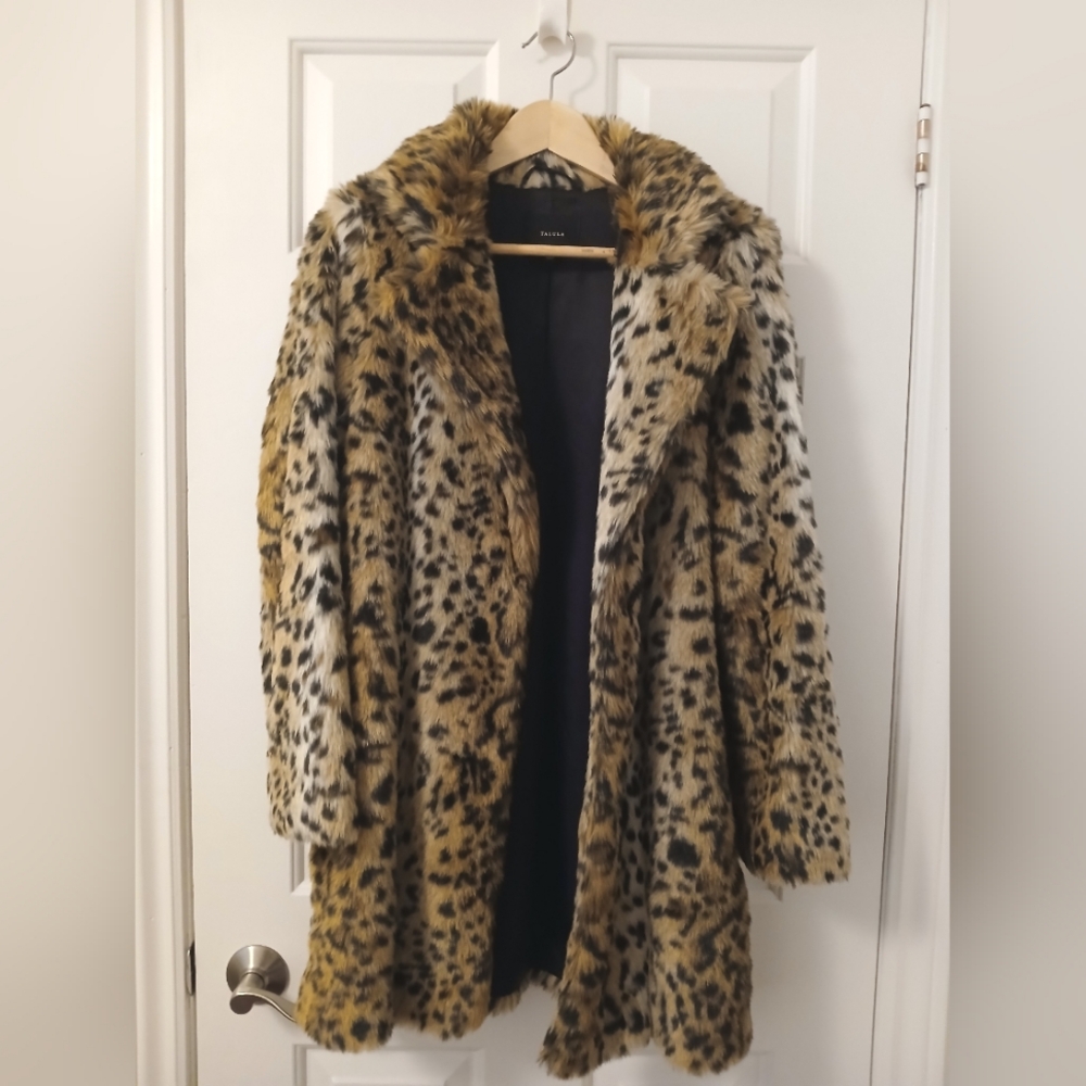 Talula Leopard Fur Coat